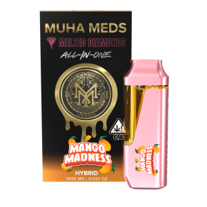 Mango Madness Muha Meds Disposable Melted Diamonds | Hybrid - Muha Meds USA