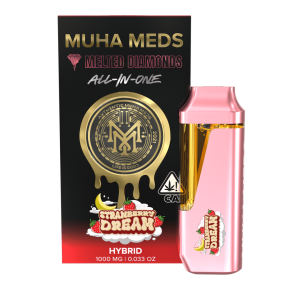 Strawberry Dream Muha Meds Disposable Melted Diamonds | Hybrid - Muha Meds USA