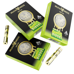 Super Sour Diesel Muha Meds Cart 1000MG | Sativa - Muha Meds USA