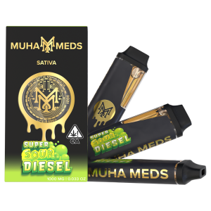 Super Sour Diesel Muha Meds Disposable 2000MG | Sativa - Muha Meds USA
